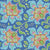 Tilda Fabric FLOWERMARKET BLUEBERRY from Bloomsville Collection, TIL100506