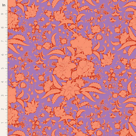 Tilda Fabric ABLOOM IRIS from Bloomsville BLENDERS Collection, TIL110077