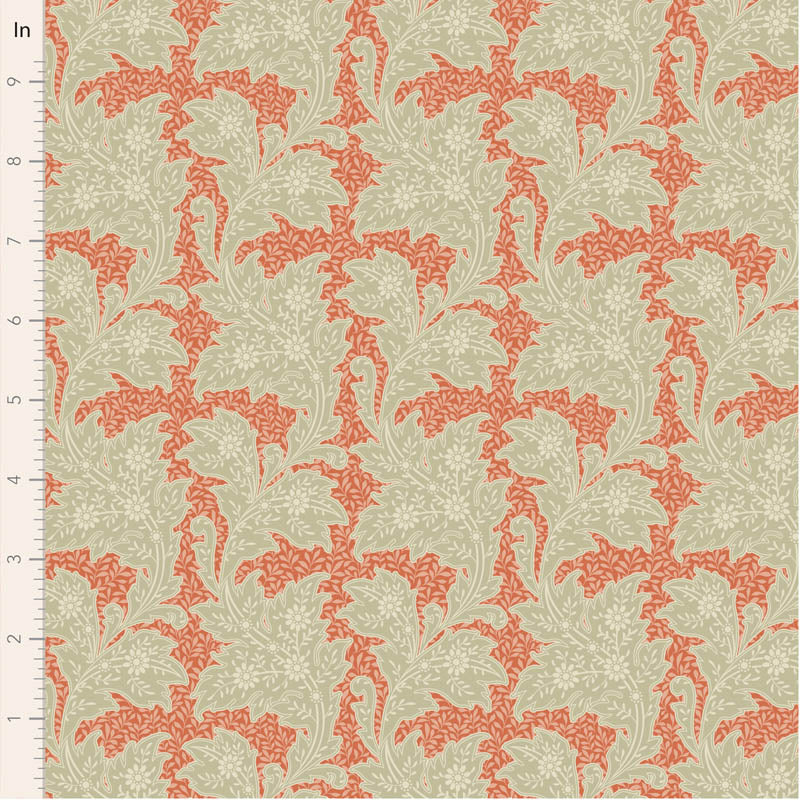 Fabric, STELLA CORAL BLENDER for SONGBIRD Collection by TILDA, TIL110151