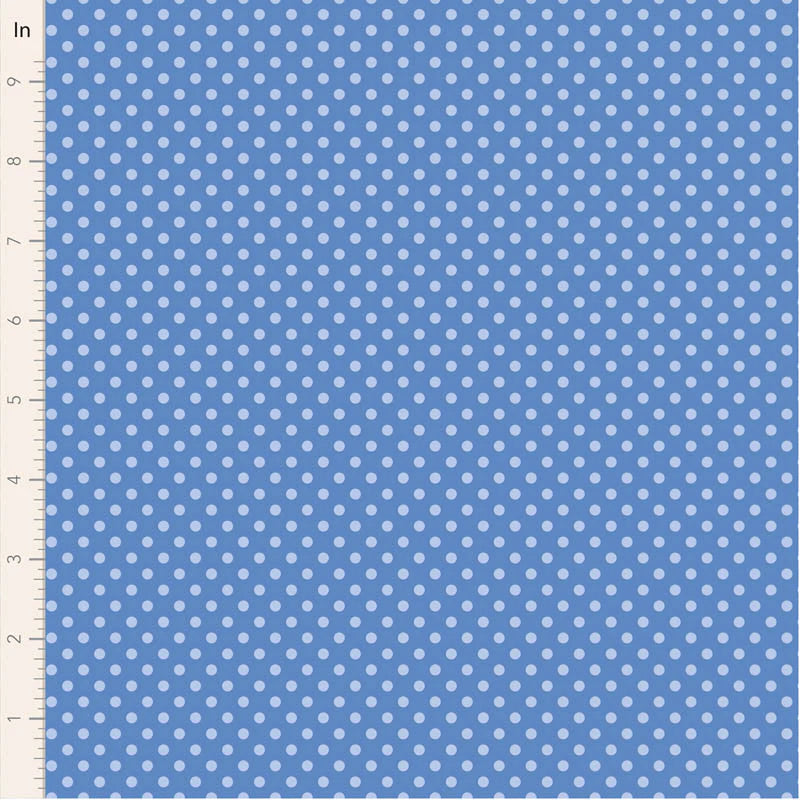 Fabric DOROTHY BLUE, A BLENDER for SOMETHING BLUE Collection by TILDA, TIL110166
