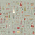 Henry Glass Fabric 3219-17 LT BLUE, from Down Tinsel Lane Collection by Anni Downs