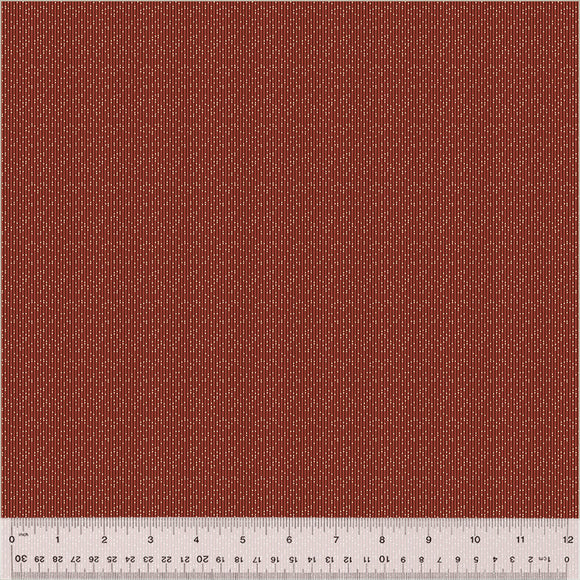Fabric PINPOINT RUBY from GARDEN TALE Collection by Jeanne Horton 53823-14