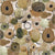 Fabric GENESIS, EARTHEN, 108" wide, from FLORA and FORM Collection by Essoldo Designs, 54032DW-2DES Earthen