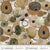 Fabric GENESIS, EARTHEN, 108" wide, from FLORA and FORM Collection by Essoldo Designs, 54032DW-2DES Earthen