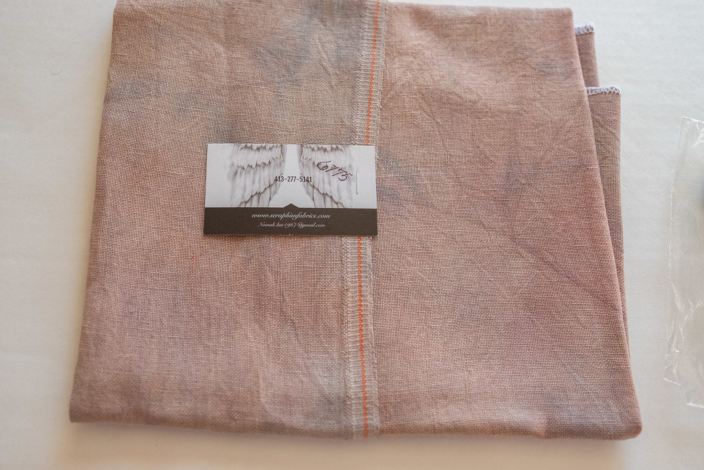 Seraphim Hand-Dyed Embroidery Cashel Linen for Cross Stitch and Embroidery, 28ct HARVEST BLESSINGS 18"x27" PIECE