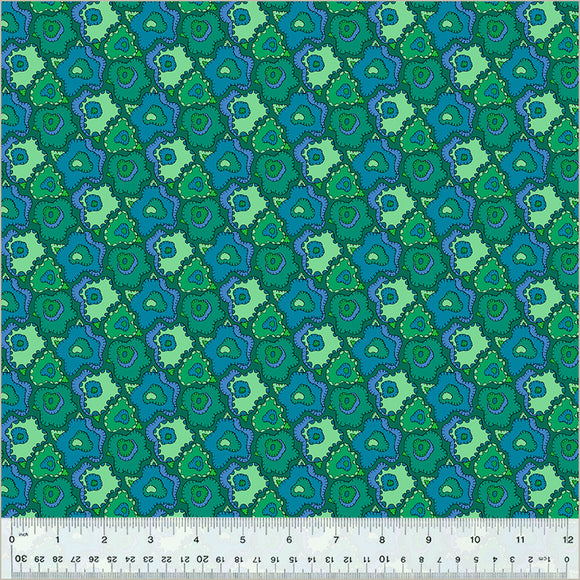 Cotton Fabric 54303D-5 POP Emerald from Twilight Collection by Sally Kelly for Windham Fabrics