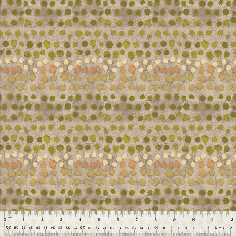 Sketchbook #21, PAINT POTS, 54549D-10 CACTUS Quilting Fabric from Marcia Derse for Windham