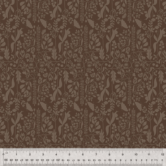 Cotton Fabric MEANDER 54657-14 Dark, Insectarium Collection by Tamara Kate for Windham