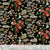 Cotton Fabric Sneaky Snail 54771D-3 Black, FOREST FRUITS Collection from Betsy Olmsted for Windham