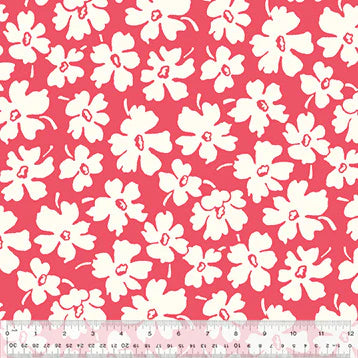 Cotton Fabric GARDEN, Garden 54793-4 Pink, MERRY-GO-ROUND Collection from Whistler Studios for Windham