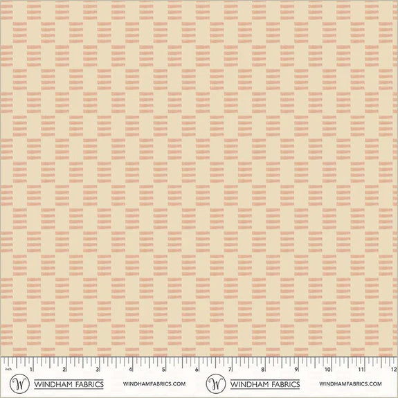 Cotton Fabric, STACKED 54877D-8 Blush, Bloomfield Collection by Kelly Ventura for Windham