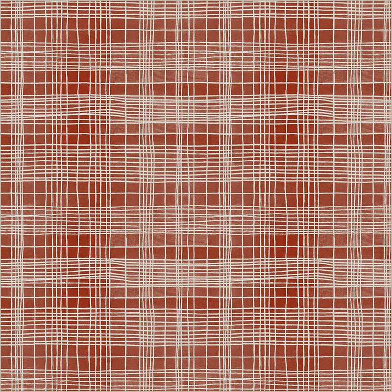 Fabric STRING THEORY PLAID, 54932D-23 Lacquer from Marcia Derse's THE PLAID ONE Collection for Windham