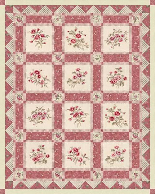 French General Quilt pattern THE QUEEN'S GROVE 59