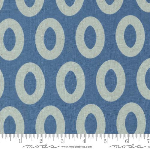 Fabric Urban Whisper Mochi Linen BLUE by Zen Chic for Moda 11652 17L