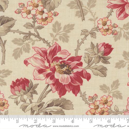 Cotton Fabric, Joie De Vivre PEARL 13980 11 by French General for Moda Fabrics