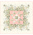 Cotton Fabric WILD BLOOMS Double Border 54878D-17 Ivory , Bloomfield Collection by Kelly Ventura
