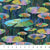 Fabric LILY PADS Multi from LOTUS Collection by Tim Parker for Northcott, DP28424-78