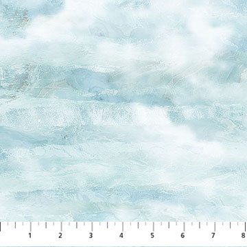Fabric CLOUDS Light Blue from SMOOTH SALING Collection by Deborah Edwards for Northcott, DP28910-42