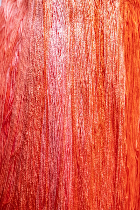 The Gentle Art's Sampler Threads Hand Dyed Embroidery Floss, 100% cotton, HABANERO 0592, 5 yds