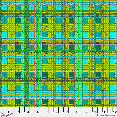 Fabric SAN MARCO-GREEN by Odile Bailloeul from Murano Collection for Free Spirit Fabrics PWOB092.GREEN