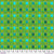 Fabric SAN MARCO-GREEN by Odile Bailloeul from Murano Collection for Free Spirit Fabrics PWOB092.GREEN