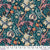 Backing Fabric, 108" width, GOLDEN LILY TEAL, Red House Collection, Original Morris & Co, QBWM007.TEAL