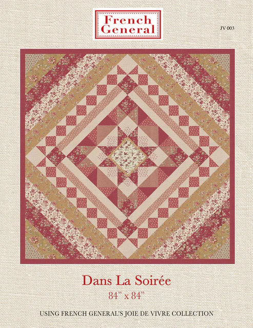 French General QUILT PATTERN Dans La Soiree G FG JV003