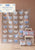 Fabric, 10 Fat 1/4s (20" X 22") bundle from Tilda, SOMETHING BLUE Collection LIGHT colorway, TIL300262