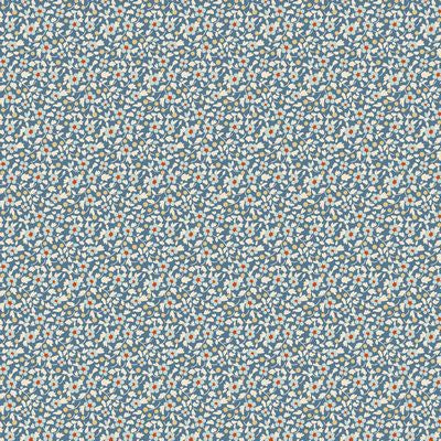 Fabric Creating Memories BRIE BLUE for BRIE Collection by TILDA, TIL130131