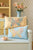 Fabric, 5 Fat 1/4s (20" X 22") bundle from Tilda, SONGBIRD Collection BLUE, TIL300254