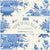 Fabric, Charm pack 40 pieces, 5"x5" each from Tilda, SOMETHING BLUE Collection, TIL300267