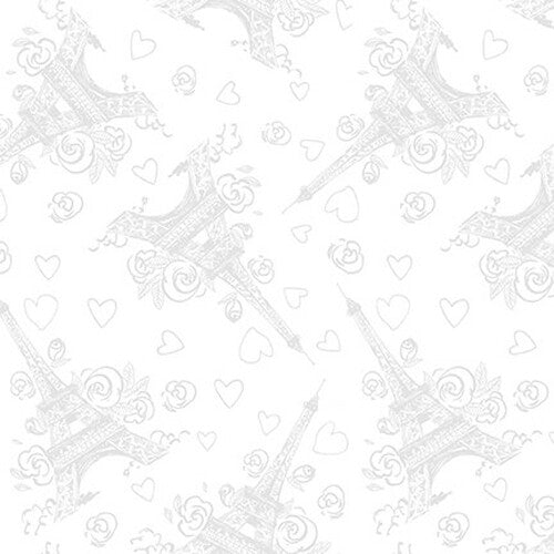 Fabric White on White from Love is in the Air Collection by Lanie Loreth for Blank Co., 1683-01W