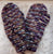 Mittens "Hiroshige", Hand Knit From Malabrigo Worsted Yarn