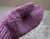 Hand-knit Mittens from Malabrigo Chunky yarn, Color: Orchid