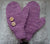 Hand-knit Mittens from Malabrigo Chunky yarn, Color: Orchid