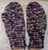 Mittens "Hiroshige", Hand Knit From Malabrigo Worsted Yarn