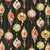 Quilting Fabric AIND-21196-2 BLACK by Lara Skinner from Festive Beauty for Robert Kaufman