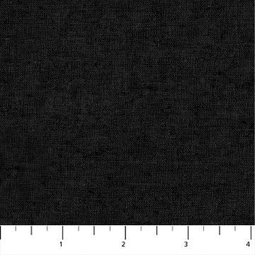 Fabric Solid Black from Tint and In The Dawn Collection, by Elise Young for FIGO Fabrics CL90450-99