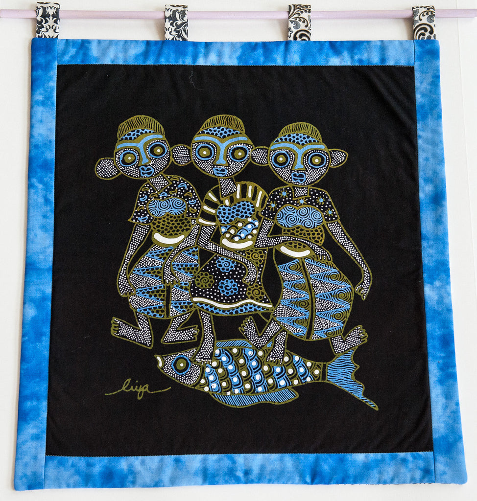 Wall Piece Catch of the Day Quilted