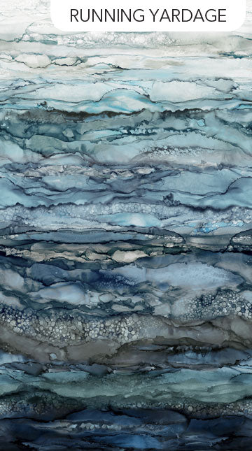 Northcott Fabric Moody Blues DP24582-44 from SOAR Collection by Deborah Edwards and Melanie Samra