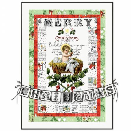 RIley Blake's Quilt Kit Christmas Tidings of Great Joy By Janet Wecker-Frisch, # KTB-10790