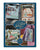 Tote Bag with 14 count Aida pocket for Cross Stitch Embroidery Projects from CREATION POINT DE CROIX magazine, 30 count Linen.