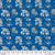 Fabric Etchings and Roses - Cobalt, from A Celebration of Sanderson Collection, for Free Spirit, PWSA021.COBALT