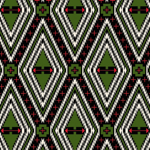 Holiday Homies Flannel, FAMILY TREE - Pine Fresh, FNTP004 PINEFRESH, from Tula Pink for Free Spirit