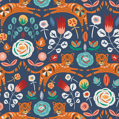 Fabric Tigris Indigo from Art Gallery Fabrics, Tallinn Collection TAL-65300